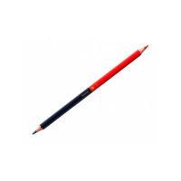 Lápiz bicolor rojo-azul fino