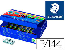 Lapiz de color staedtler wopex ecologico caja de 144 unidades surtidas 12