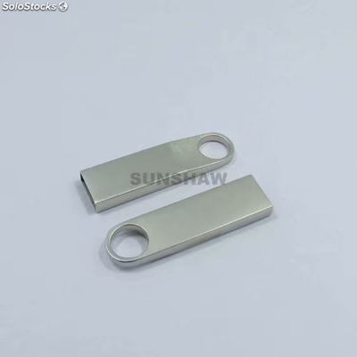 Lápiz de memoria flash USB aluminio pequeño y ligero para soluciones de negocios