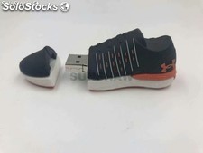 Lápiz de memorias de PVC zapato deportivo único hecho a mano 3D para UNDER AMOUR