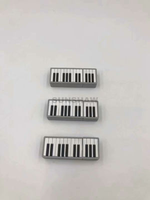 Lápiz de memorias PVC forma piano hecho a mano regalo para industria de música - Foto 2