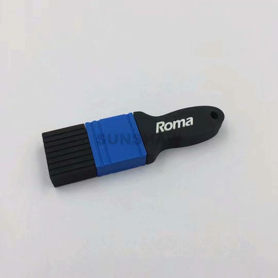 Lápiz de memorias USB PVC en forma de cepillo único para empresa de herramienta - Foto 4
