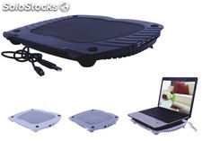 laptop pad enfriador netbook cooler pad hhs1005 con usb hub2.0
