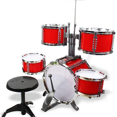 Large Drum Set with Chair Percussion Music Instrument Kids Toy - Photo 2