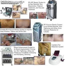 Laser, ipl, Cavitation, rf, Ultrasound Electronic pulse, Vacuum, Oxigen Jet