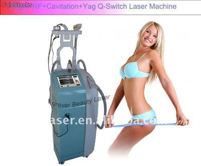 Laser, rf, vacuum system cavitation