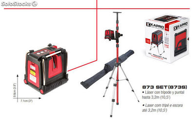 Laser Rojo 3 linea+tripod ref.58730 - Foto 2