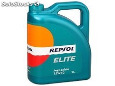 Lata aceite repsol elite inyeccion 15w40 5 l.