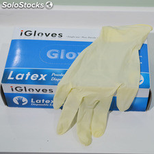 Látex, guantes de nitrilo desechables sin polvo