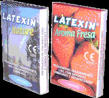Latexin preservativi naturale in unitá di imballaggio vending