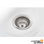 Lava-cabeças topo de gama com lavatório branco e apoio pés eléctrico - Metri - Foto 4