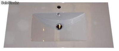 Lavabo ceramico Denia 101x46 per a mobile da bagno di 100x45.
