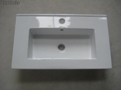 Lavabo ceramico Denia 71x36 per a mobile da bagno di 70x35