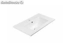 Lavabo ceramico Denia 91x39 per a mobile da bagno di 90x38