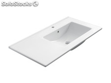Lavabo ceramico Denia 91x46 per a mobile da bagno di 90x45 destra/sinistra