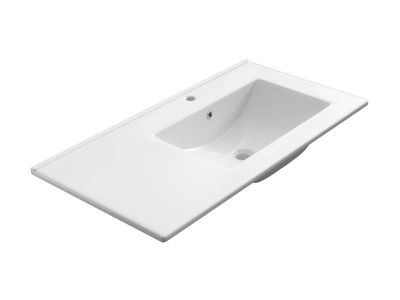 Lavabo ceramico Denia 91x46 per a mobile da bagno di 90x45 destra/sinistra