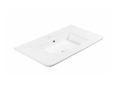 Lavabo ceramico Sunyer 101x46 per a mobile da bagno di 100x45.