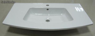 Lavabo ceramico Sunyer 81x46 per a mobile da bagno di 80x45.