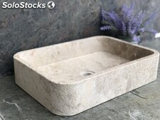 Lavabo en piedra natural formato rectangular en oferta