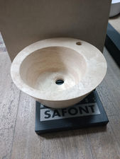 Lavabo fabricado en mármol, pieza única