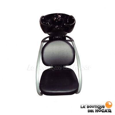 Lavacabezas sencillo de un seno con asiento tapizado Modelo L02 - color negro - Foto 3