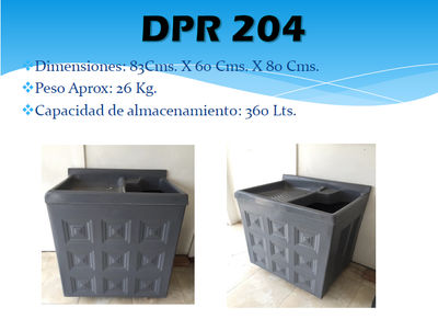 Lavadero Plastico DPR 204