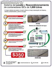 Lavado De Contenedor Ibc De 1000 Litros Tote