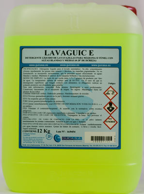 Lavaguic E. Detergente líquido de lavavajillas para máquina o túnel de lavado - Foto 2