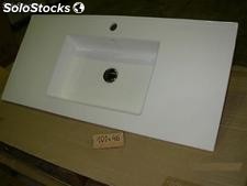 lavamanos cerámica 101x46 para mueble de 100x45cm. Serie E10046