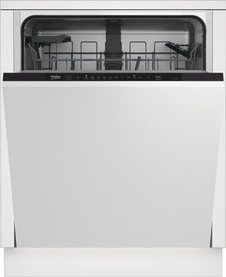 Lavavajillas integrable Beko DIN36430, 14 servicios, 81.8 x 59.8 x 55 cm, clase