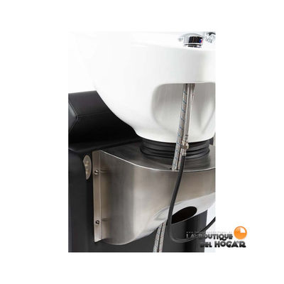 Lave tête haut de gamme avec vasque noire et repose pied électrique - Metri - Photo 4