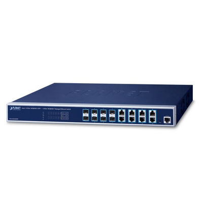 Layer 3 8-Port 10GBASE-x sfp+ + 8-Port 10GBASE-t Managed Ethernet Switch