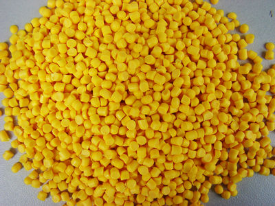 Ldpe Recyclé perle couleur jaune - Photo 2