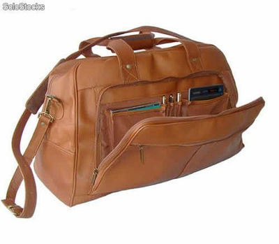 Leather duffle bag. Maletin tula en cuero. - Foto 2