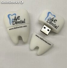 lecteur flash usb pvc en forme de dent pour clinique