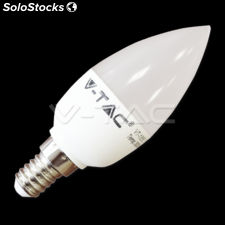 Led bombilla - 6w e14 tipo vela blanco cálido regulable