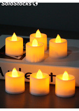 LED Flickering Flame Candle Luces
