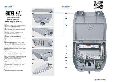 Led lampara alumbrado publico / led stree light 150W / 10 años de garantia - Foto 2