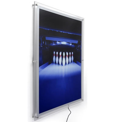LED-Leuchtrahmen Acryl Wall Wandmontage Crystal LED Rahmen A4 - Foto 3