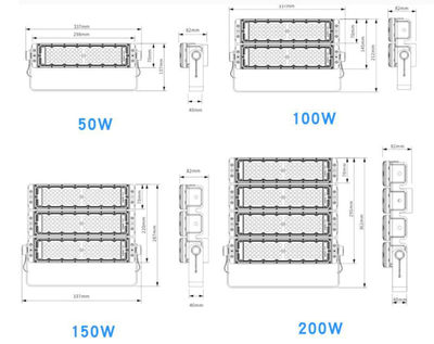 LED luz Túnel lámpara 50W de IP65 LED túnel proyector luz - Foto 2