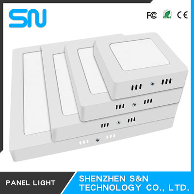 LED panneaux lumineux carré surface monté 6w 12w 18w 24w avec CE ROHS