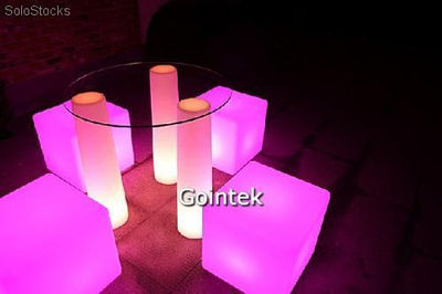Led Rgb Sitzen Cubes, Beleuchtet Led Pe Cube Licht