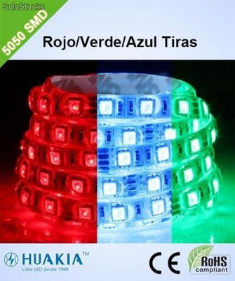 LED strip r/g/b a todo color Fitas de LEDVerde 300 pieza 5050smd led/Rollo