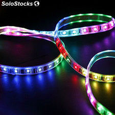 LED strip r/g/b a todo color Fitas de LEDVerde 300 pieza 5050smd led/Rollo - Foto 4