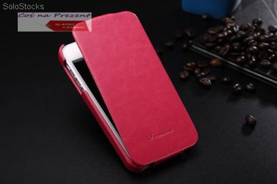 Lederetui mit Klappe für iPhone 4 - rosa ! 10 Stücke !