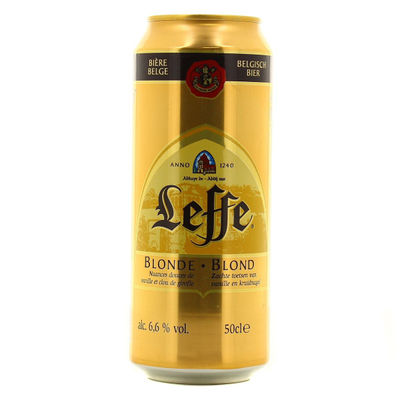 Leffe Bière blonde : la canette de 50cL - Photo 2