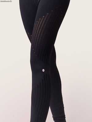 Legging a compressione 3D senza cuciture, Alisha 7145L-NEGRO-L - Foto 4