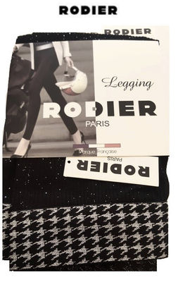 Legging RODIER® extensible à Paillettes Dorées ou Argentées Femme - Photo 2