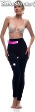 Leggings snellenti post-parto con fibra Emana®, 200 den, Cloé. MUM4300-Negro-S