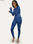 Leggings sport 3D sans coutures, Alisha INDIGO-L (42-44) - 1